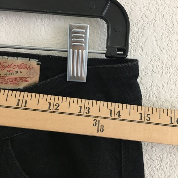 Off-White StreetWear Womens Size 27 Jean 2013 Rare Black Patchwork Logo Jean - Picture 9 of 16